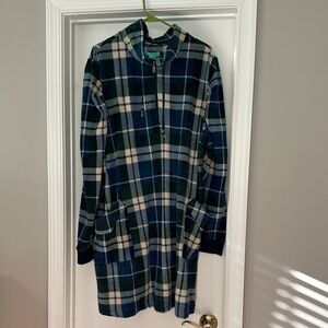 Lug via stretch fleece lounge tunic